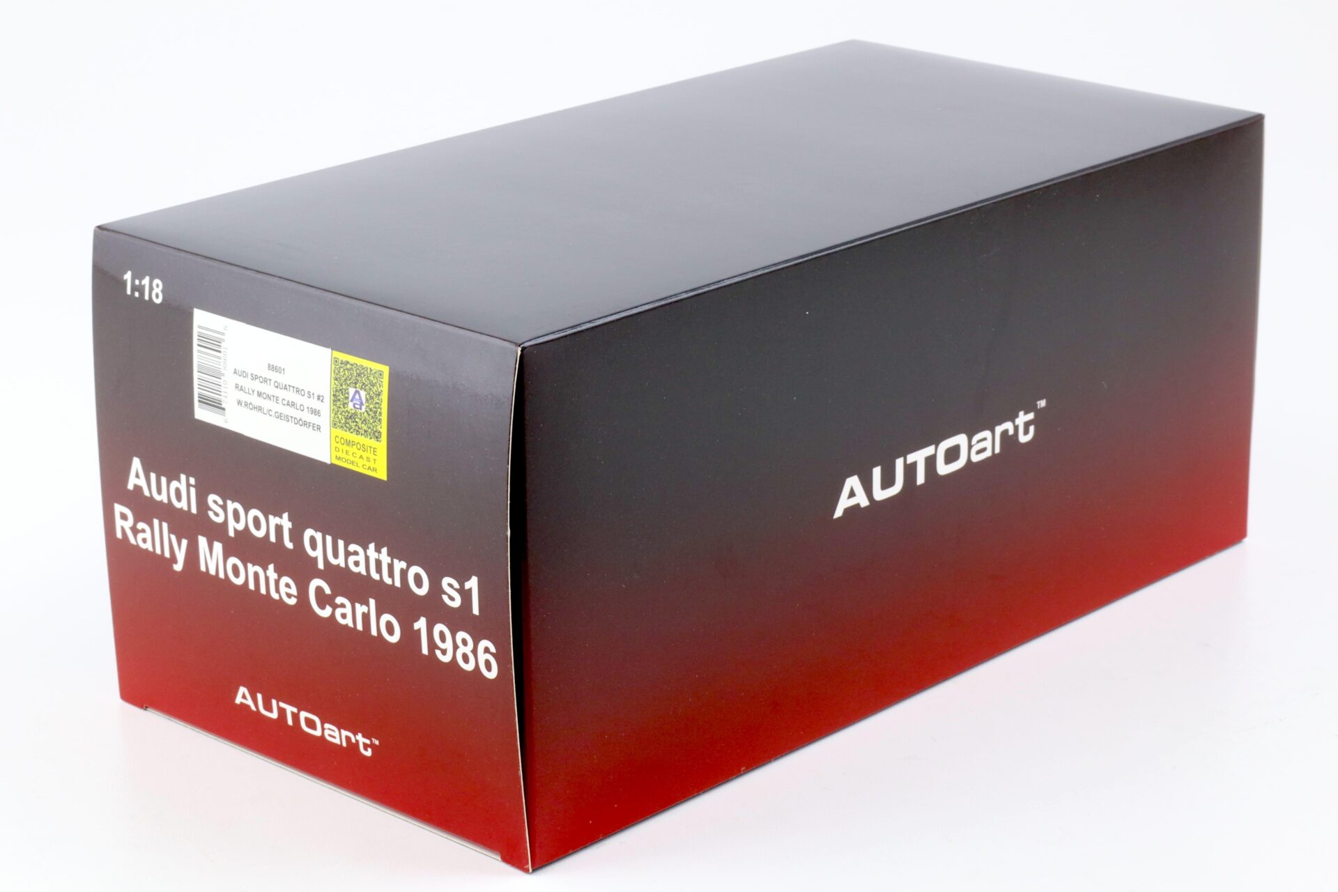 1:18 AUTOart Audi Sport Quattro S1 Rally Monte Carlo 1986 Röhrl/ Geistdörfer #2