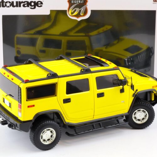 1:18 Highway61 Hummer H2 SUV 2003 ENTOURAGE yellow