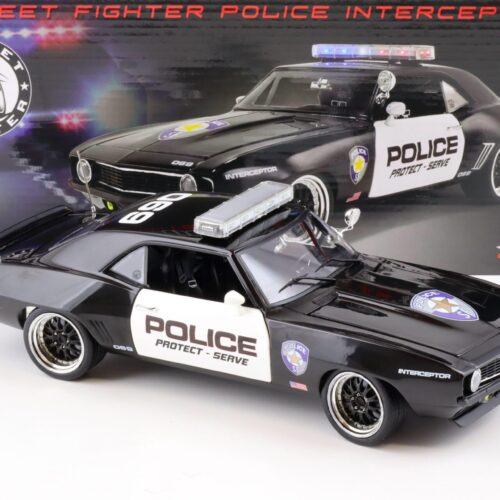 1:18 GMP 1969 Chevrolet Camaro Street Fighter Police Intercopter black/ white