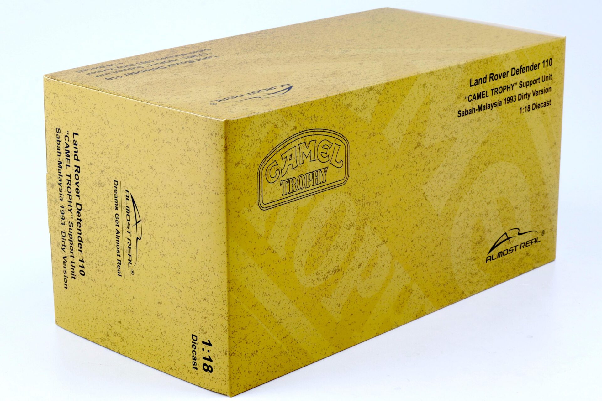 1:18 Almost Real Land Rover Defender 110 Camel Trophy Support Unit 1993 Dirty Version
