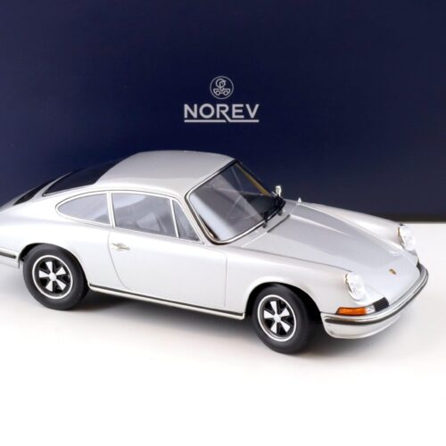 1:18 Norev Porsche 911 S Coupe 1973 silver metallic TOP GUN Maverick - Limited 500 pcs.