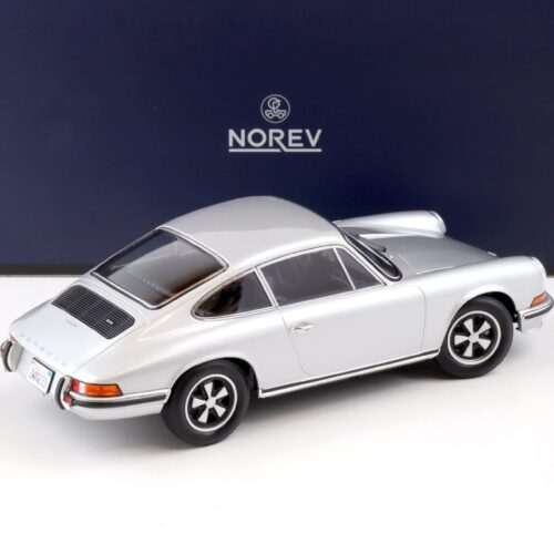 1:18 Norev Porsche 911 S Coupe 1973 silver metallic TOP GUN Maverick - Limited 500 pcs.