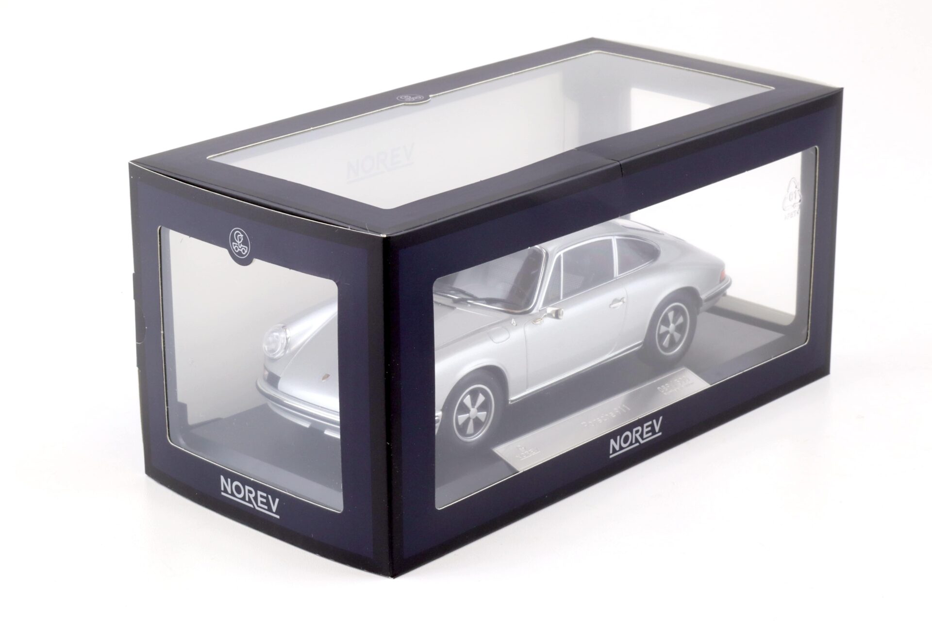 1:18 Norev Porsche 911 S Coupe 1973 silver metallic TOP GUN Maverick - Limited 500 pcs.