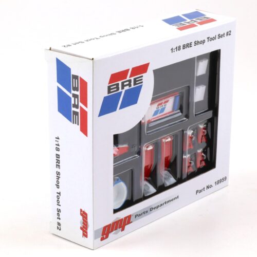 1:18 GMP Brock Racing Enterprises BRE SHOP Tool Set #2 Diorama Zubehör white