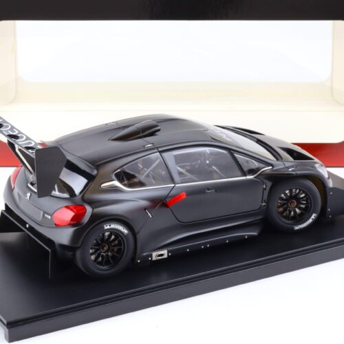 1:18 AUTOart Peugeot 208 T16 Pikes Peak Race Car 2013 Plain Color Version black