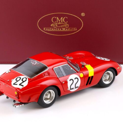1:18 CMC Ferrari 250 GTO 24h Le Mans 1962 Beurlys/Elde/Mason #22 red M-253