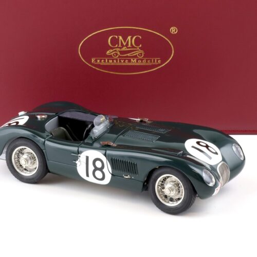 1:18 CMC Jaguar C-Type Winner 24h Le Mans 1953 Rolt/ Hamilton #18 - Nr. 1/1500! M-195
