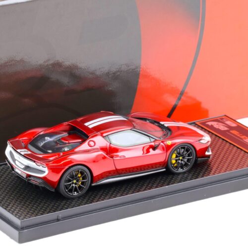 1:43 BBR Ferrari 296 GTB Assetto Fiorano Rosso Fuoco Gloss red - Limited 36 pcs.