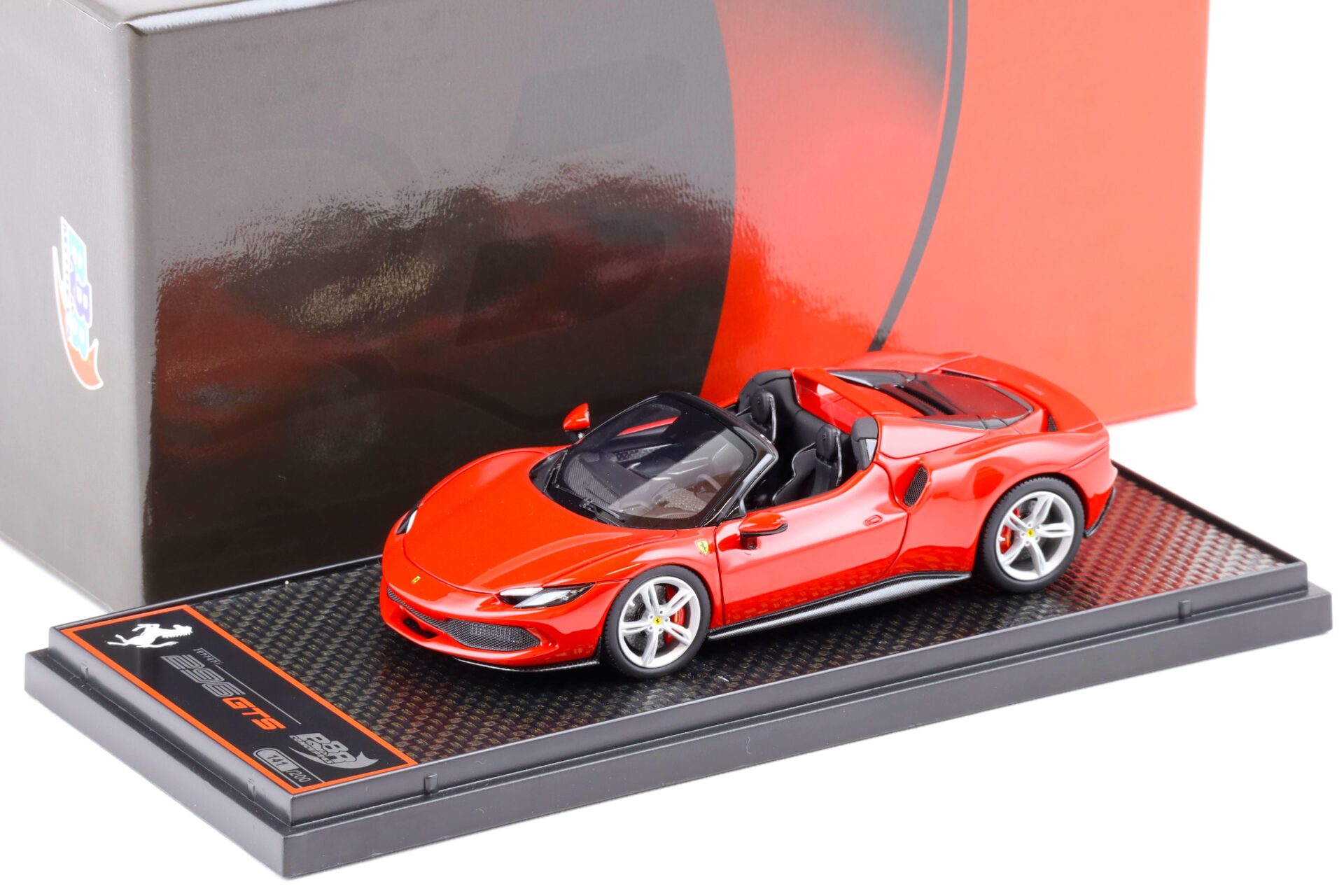 ID 83550 orig.jpg 1:43 BBR Ferrari 296 GTS Spider Rosso Corsa 322 red - Limited 200 pcs.