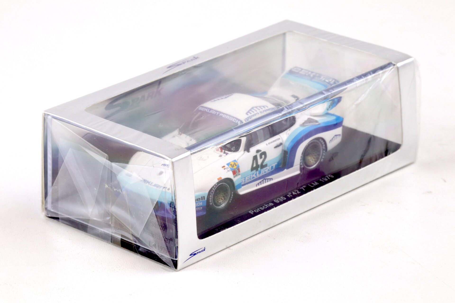 1:43 Spark Porsche 935 SEKURIT 7th Le Mans 1979 #42 D.Schornstein