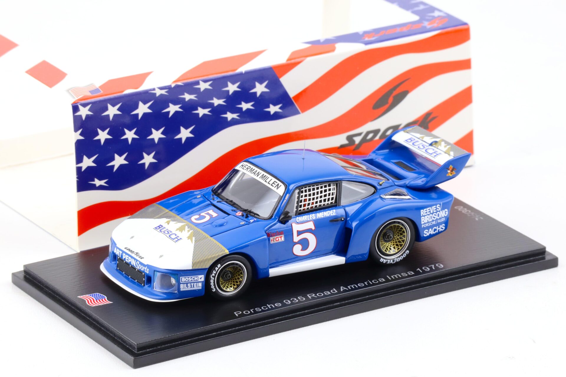 ID 83601 orig.jpg 1:43 Spark Porsche 935 Road America IMSA 1979 Charles Mendez #5
