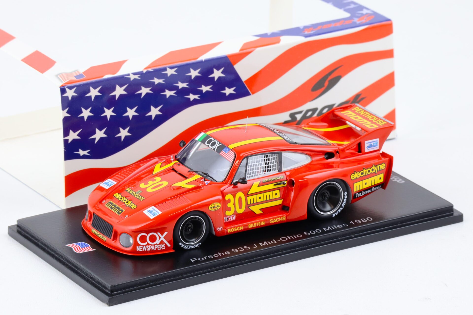 1:43 Spark Porsche 935 J Mid-Ohio 500 Miles 1980 Busby/ Moretti #30