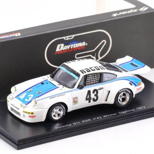 1:43 Spark Porsche 911 RSR #43 Winner Daytona 1977 Haywood/ Graves/ Helmick #43