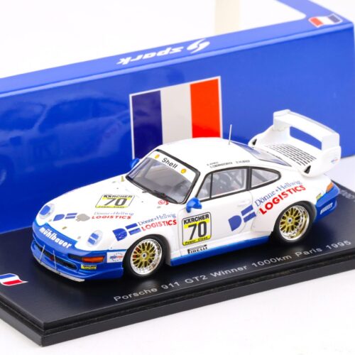 1:43 Spark Porsche 911 (993) GT2 Winner 1000km Paris 1995 Oberndorfer/ Hübner #70