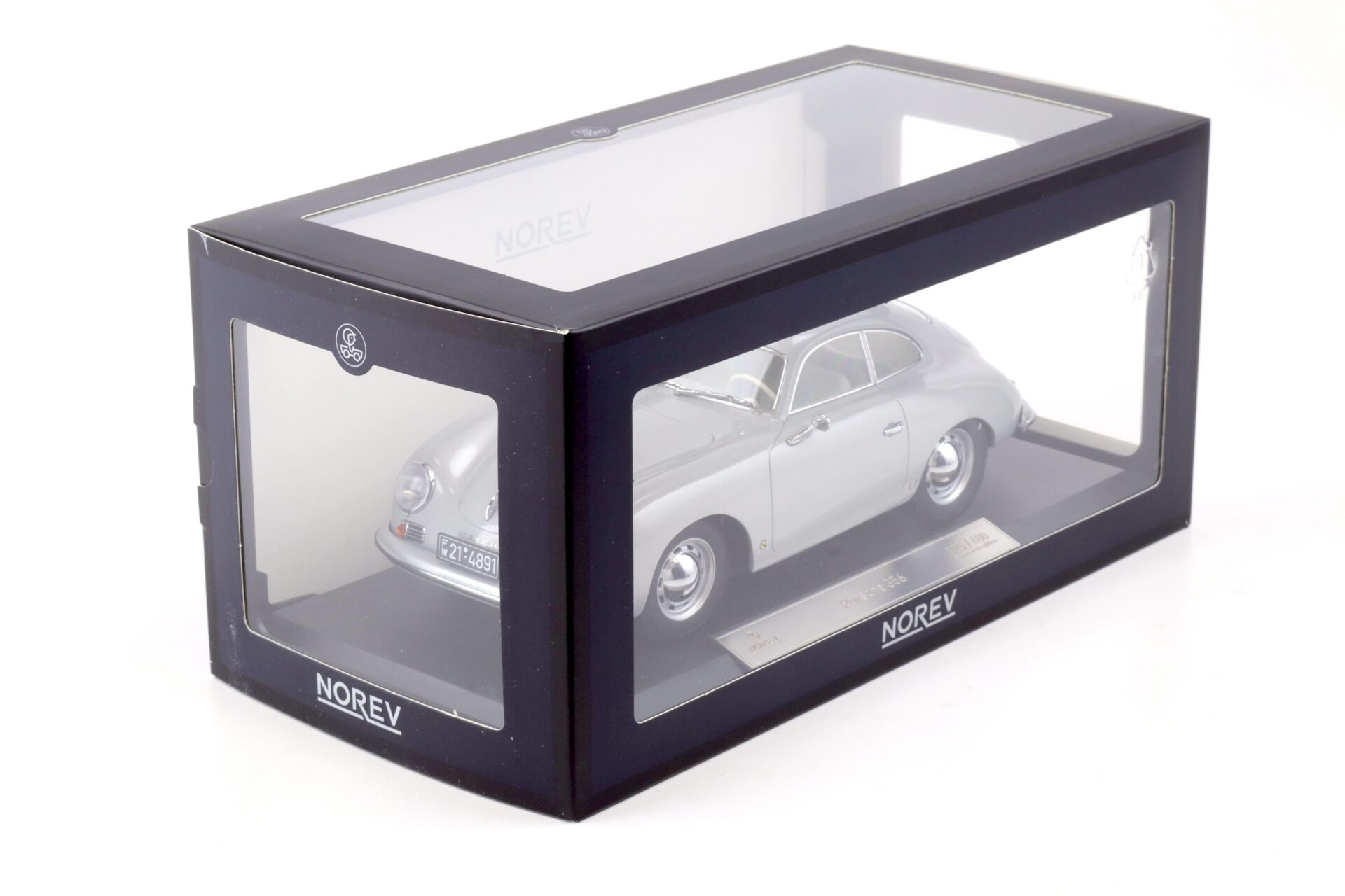 1:18 Norev Porsche 356 Coupe 1954 silver - Limited 400 pcs.