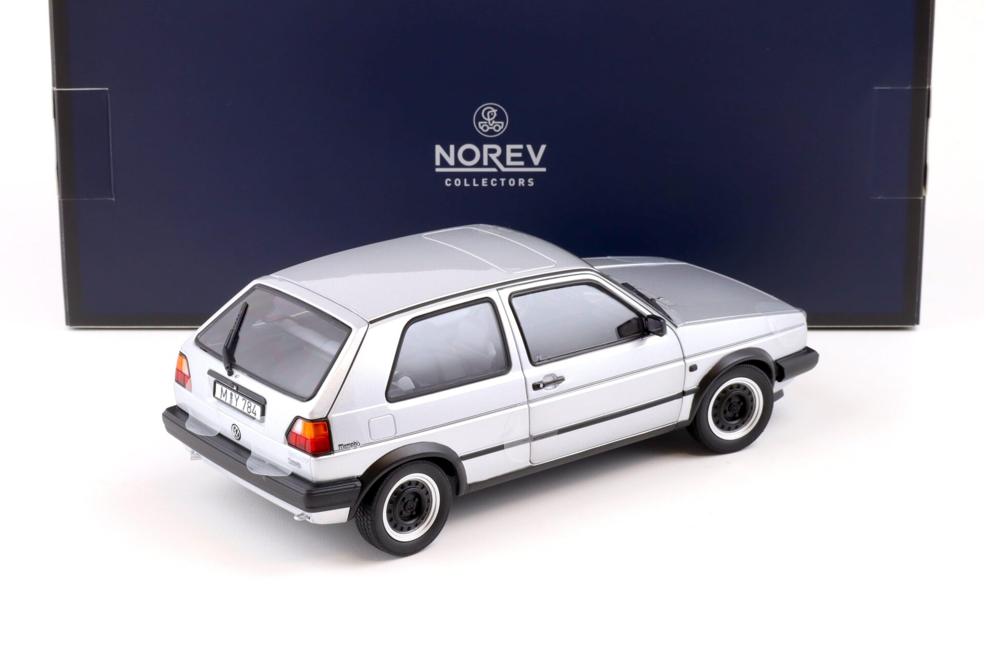 1:18 Norev VW Golf 2 Memphis 1988 silver/ grey metallic - Limited 200 pcs.