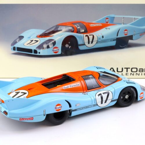 1:18 AUTOart Porsche 917 Long Tail Le Mans 1971 Siffert/ Bell #17 GULF blue/ orange