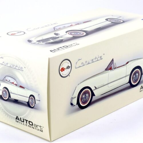 1:18 AUTOart Chevrolet Corvette C1 Convertible 1953 Polo white