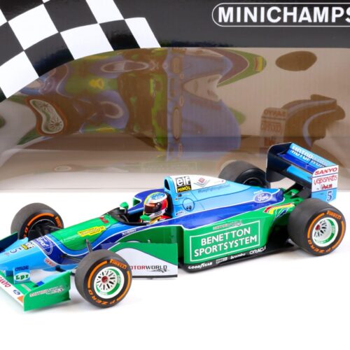 1:18 Minichamps Benetton Ford B194 Mick Schumacher Demonstration Run Belgian GP 2017