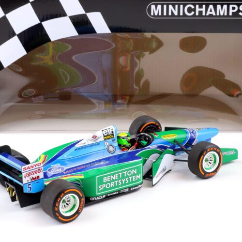 1:18 Minichamps Benetton Ford B194 Mick Schumacher Demonstration Run Belgian GP 2017