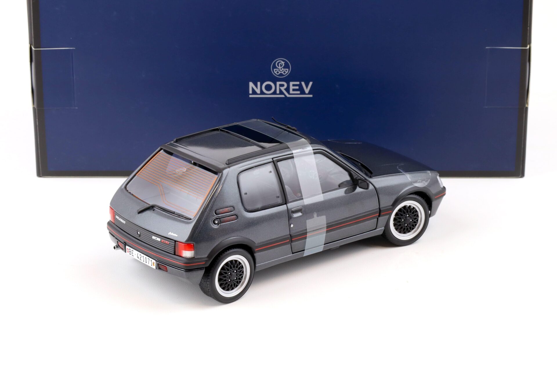 1:18 Norev Peugeot 205 GTi Collection 1992 graphite grey - Limited 300 pcs.