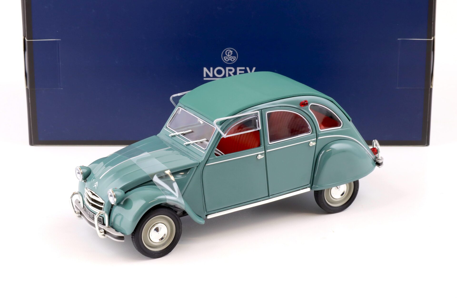 1:18 Norev Citroen 2CV AZAM 1966 Agave green - Limited 200 pcs.