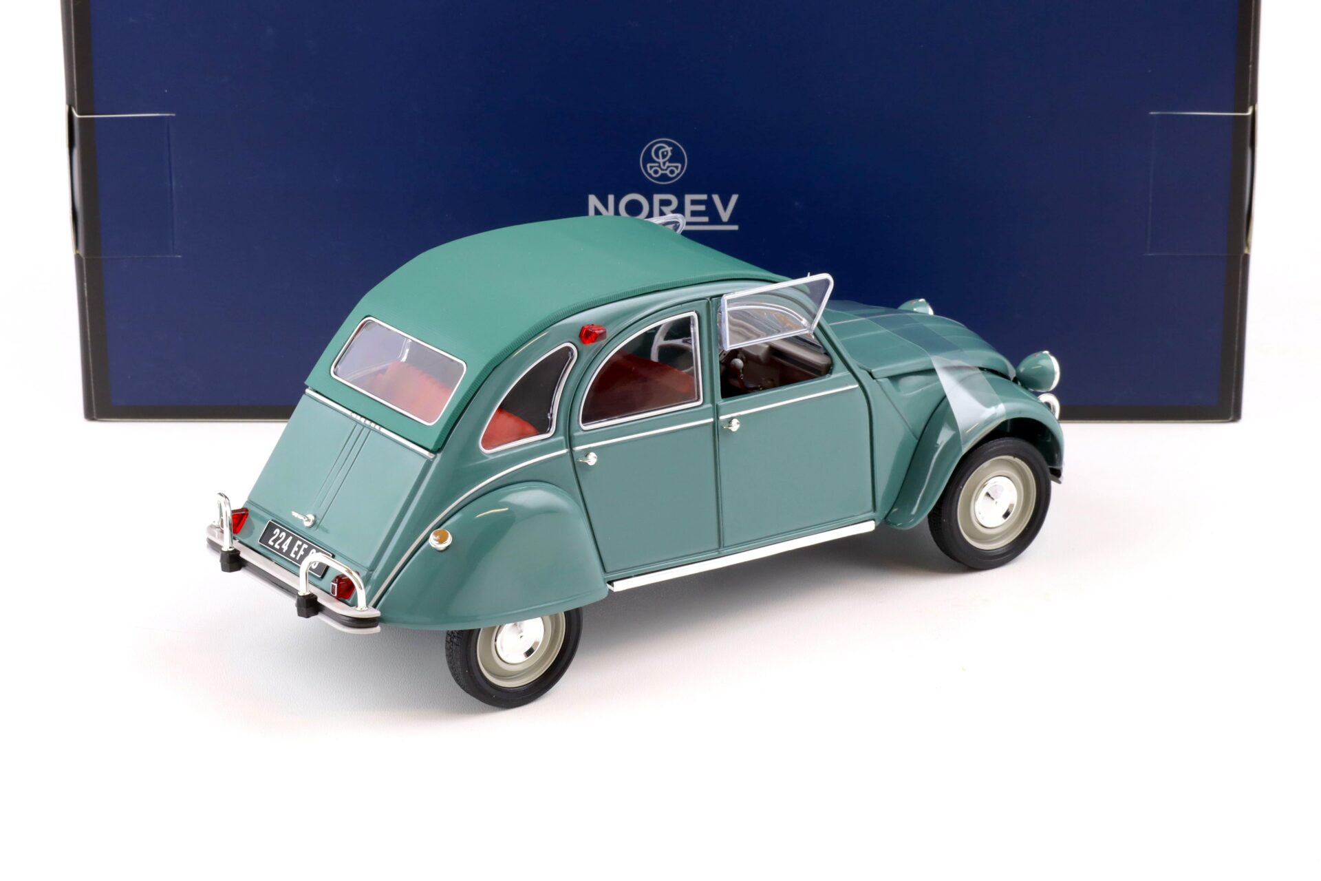 1:18 Norev Citroen 2CV AZAM 1966 Agave green - Limited 200 pcs.