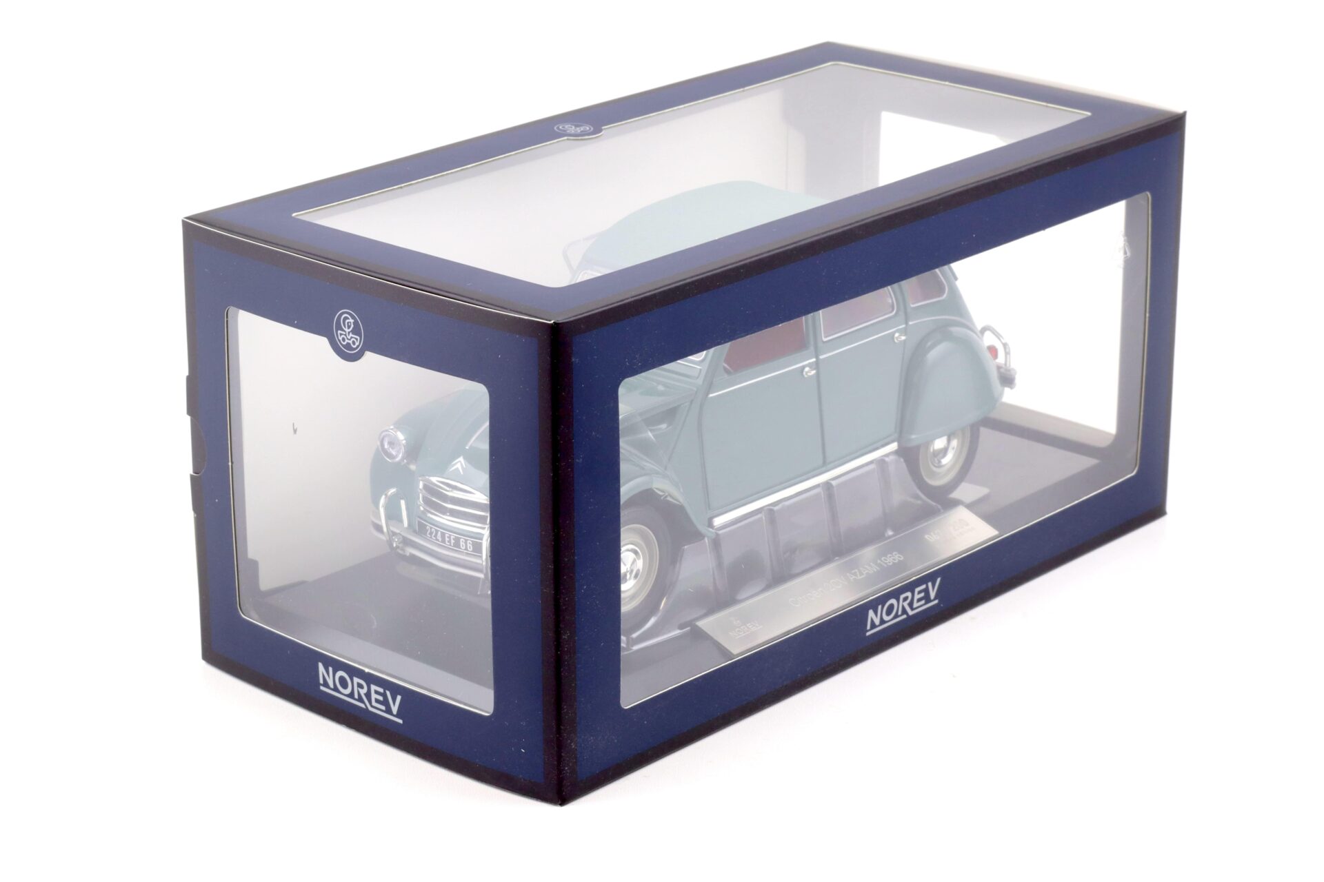 1:18 Norev Citroen 2CV AZAM 1966 Agave green - Limited 200 pcs.