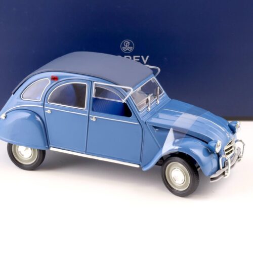 1:18 Norev Citroen 2CV AZAM 1966 Cyclades blue - Limited 200 pcs.