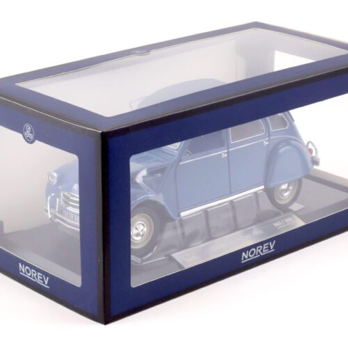 1:18 Norev Citroen 2CV AZAM 1966 Cyclades blue - Limited 200 pcs.