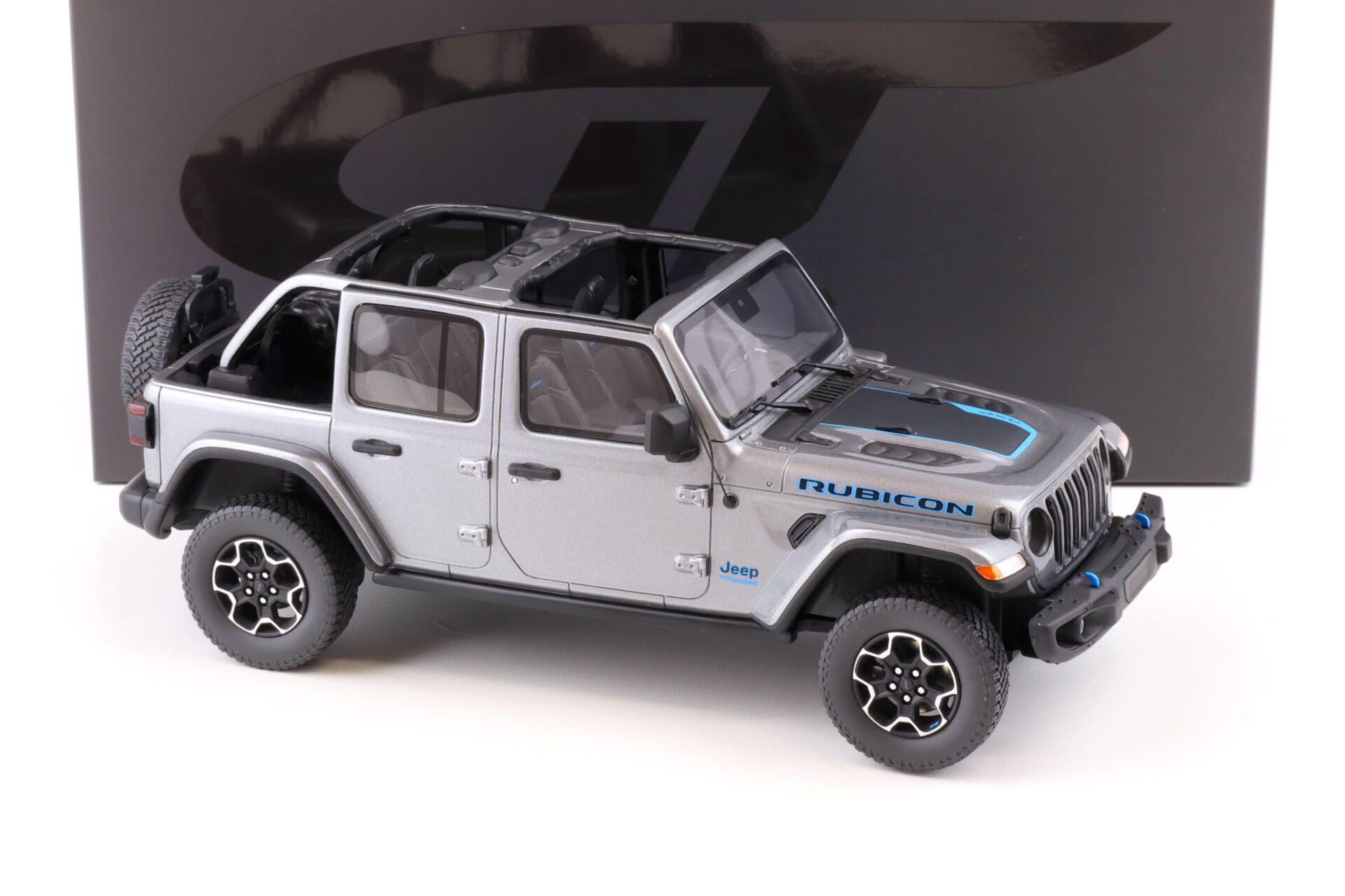 1:18 GT Spirit GT419 Jeep Wranger 4XE Rubicon 2022 silver-grey metallic