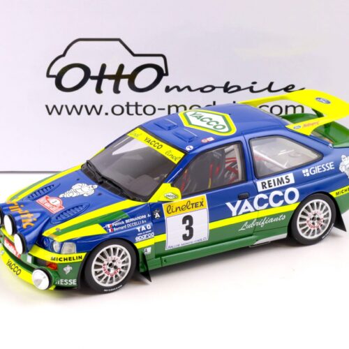 1:18 OTTO mobile OT1028 Ford Escort RS Cosworth Rallye Monte Carlo #3 Bernardini 1996