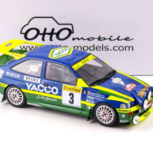 1:18 OTTO mobile OT1028 Ford Escort RS Cosworth Rallye Monte Carlo #3 Bernardini 1996