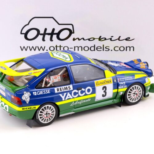 1:18 OTTO mobile OT1028 Ford Escort RS Cosworth Rallye Monte Carlo #3 Bernardini 1996