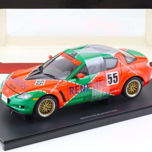 1:18 AUTOart Mazda RX-8 LM Version Limited Edition #55 green/ orange 80443