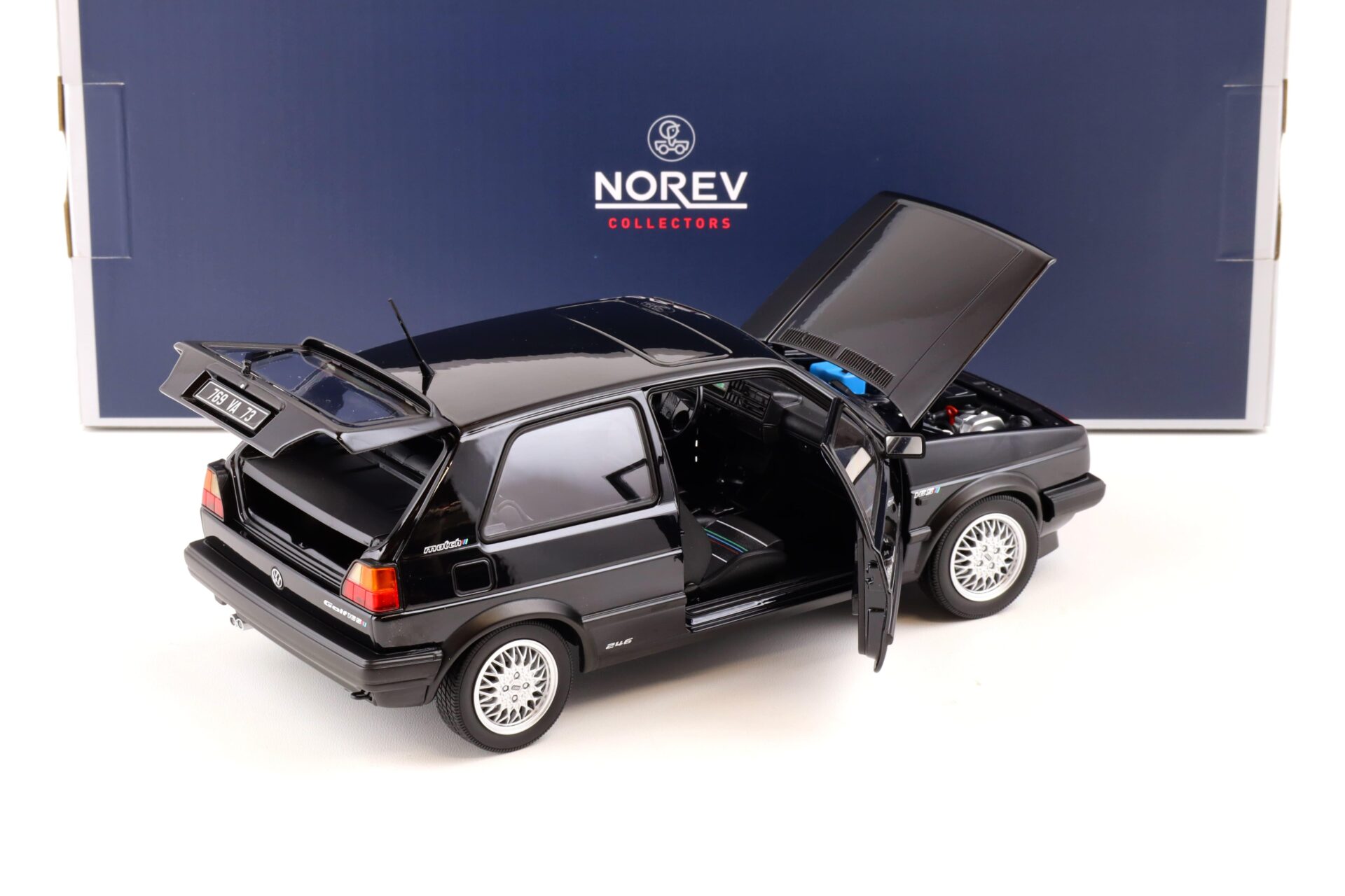 1:18 Norev VW Golf 2 GTI Match 1989 black metallic