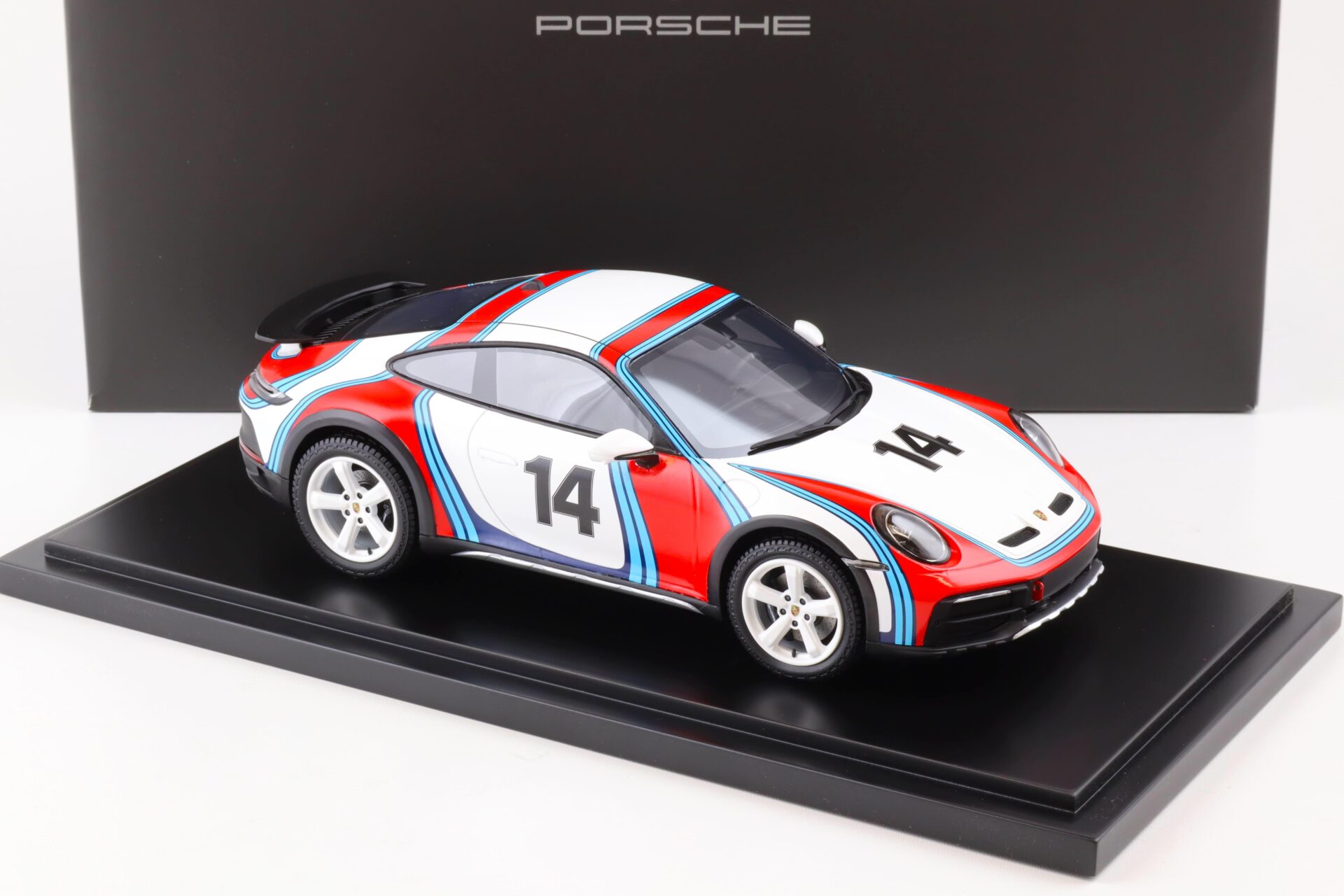 1:18 Spark Porsche 911 Dakar (992) Rallye 1978 Design Martini Racing WAP DEALER