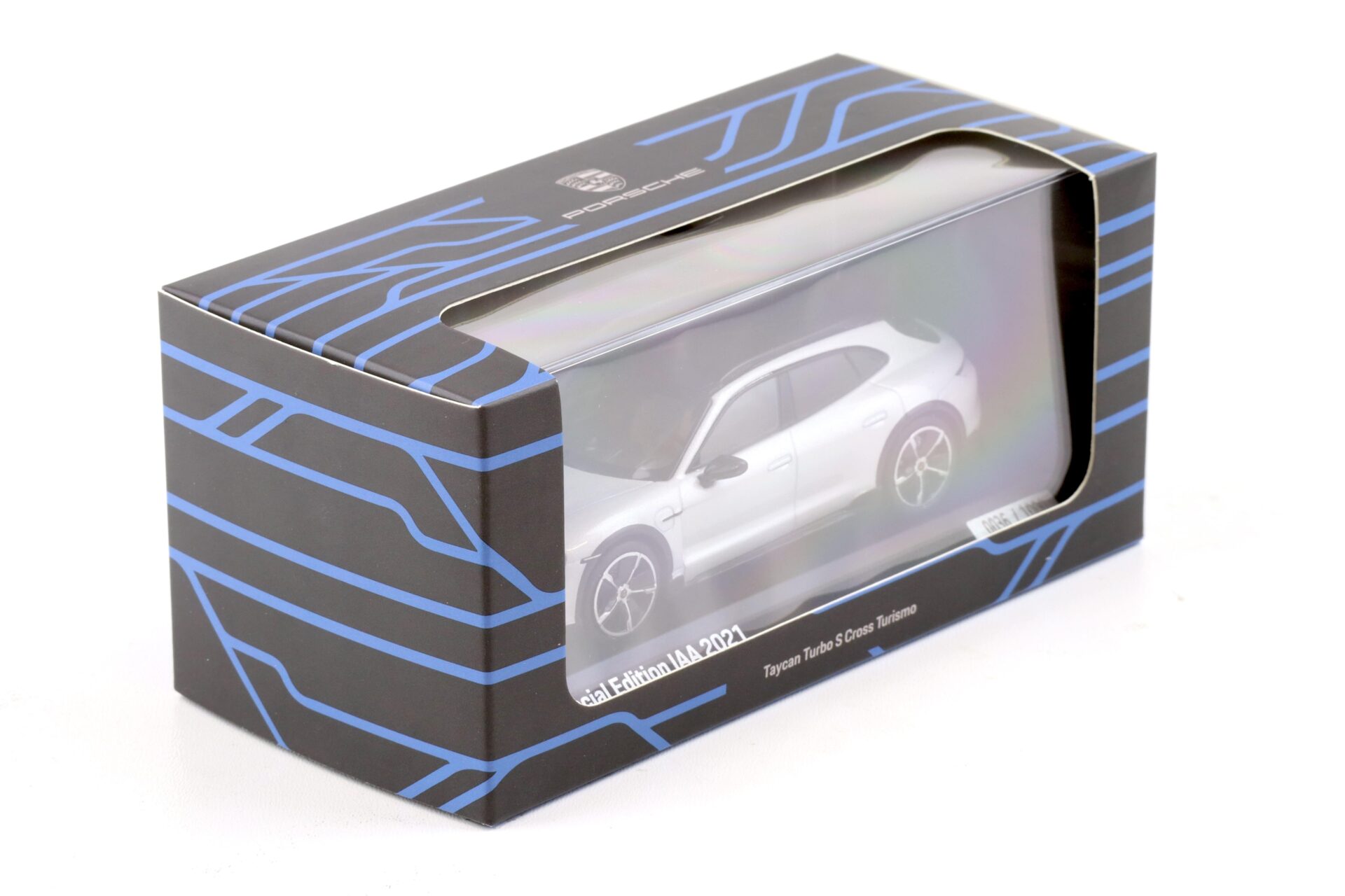 1:43 Minichamps Porsche Taycan Turbo S Cross Turismo IAA 2021 WAP DEALER