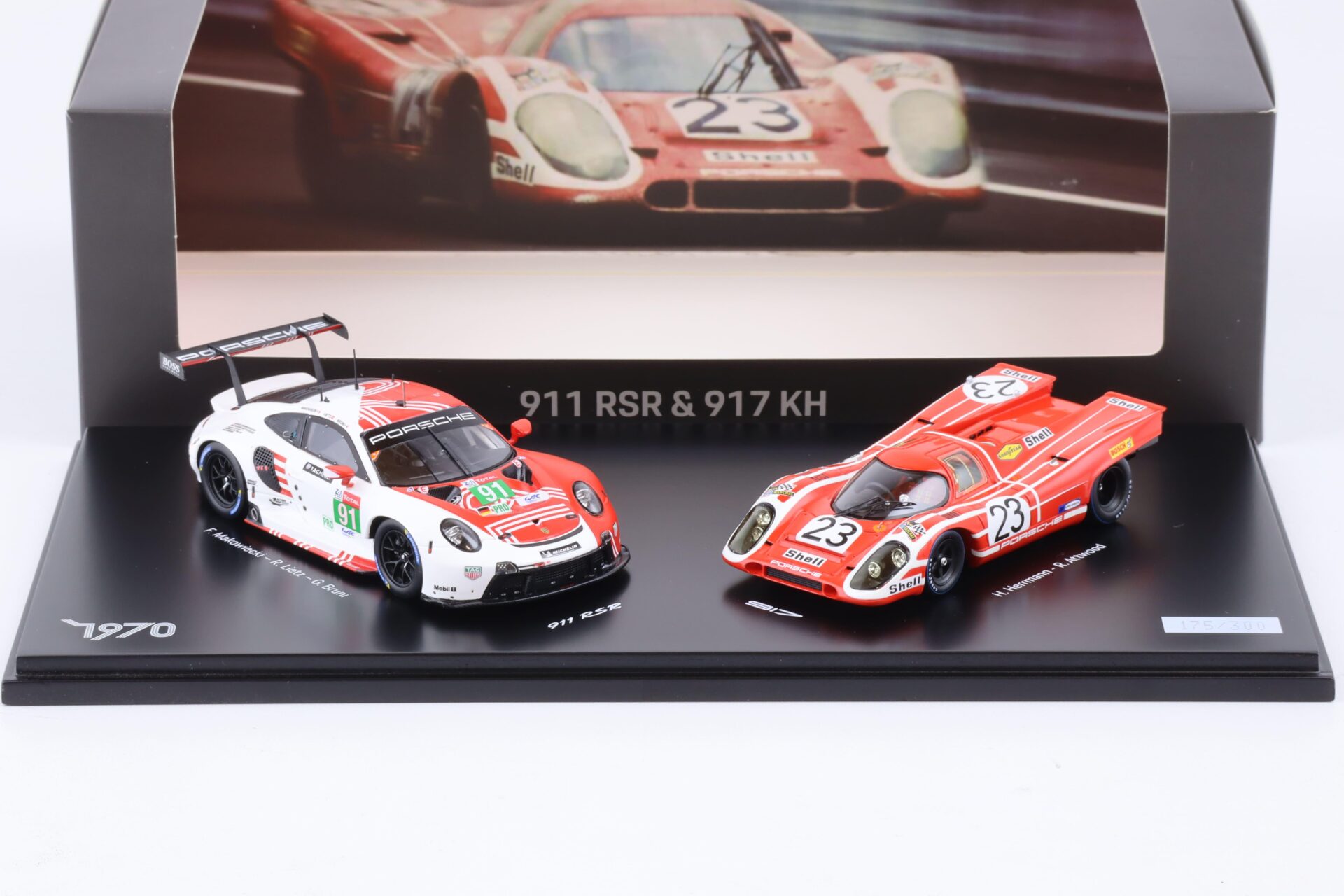 1:43 Spark 2-Car Set Porsche 911 RSR & 917 KH 24h Le Mans 1970 - 2020 WAP DEALER