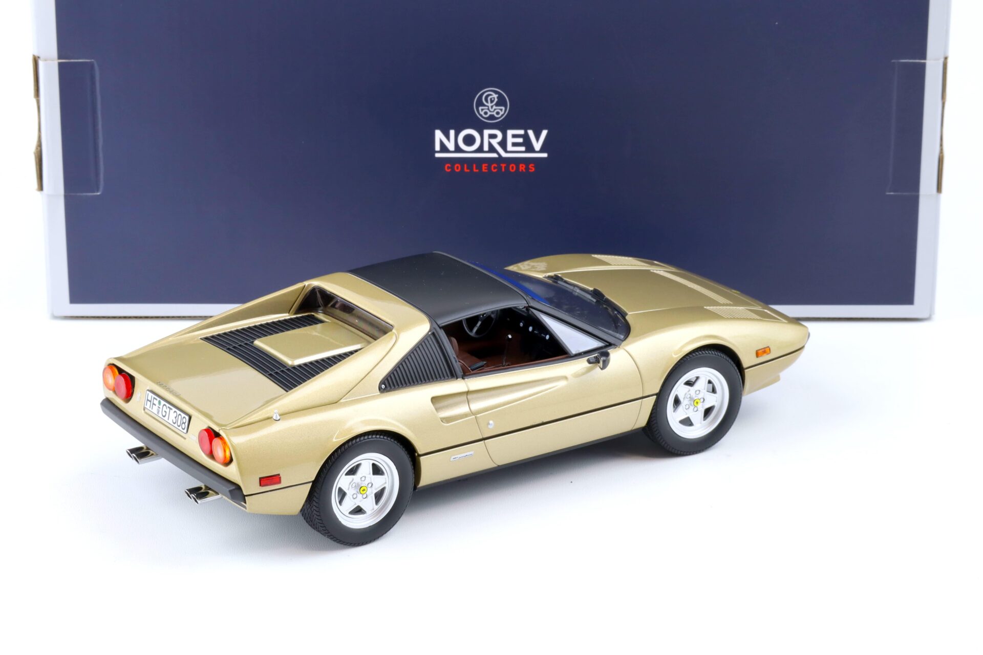 1:18 Norev Ferrari 308 GTS Quattrovalvole 1982 gold oro chiaro - Limited 1000 pcs.