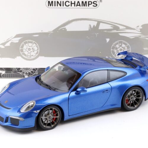 1:18 Minichamps Porsche 911 (991) GT3 Coupe 2013 blue metallic