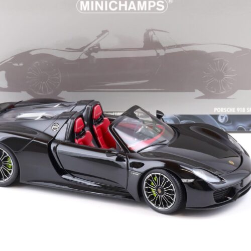 1:18 Minichamps Porsche 918 Spyder 2013 black/ red seats