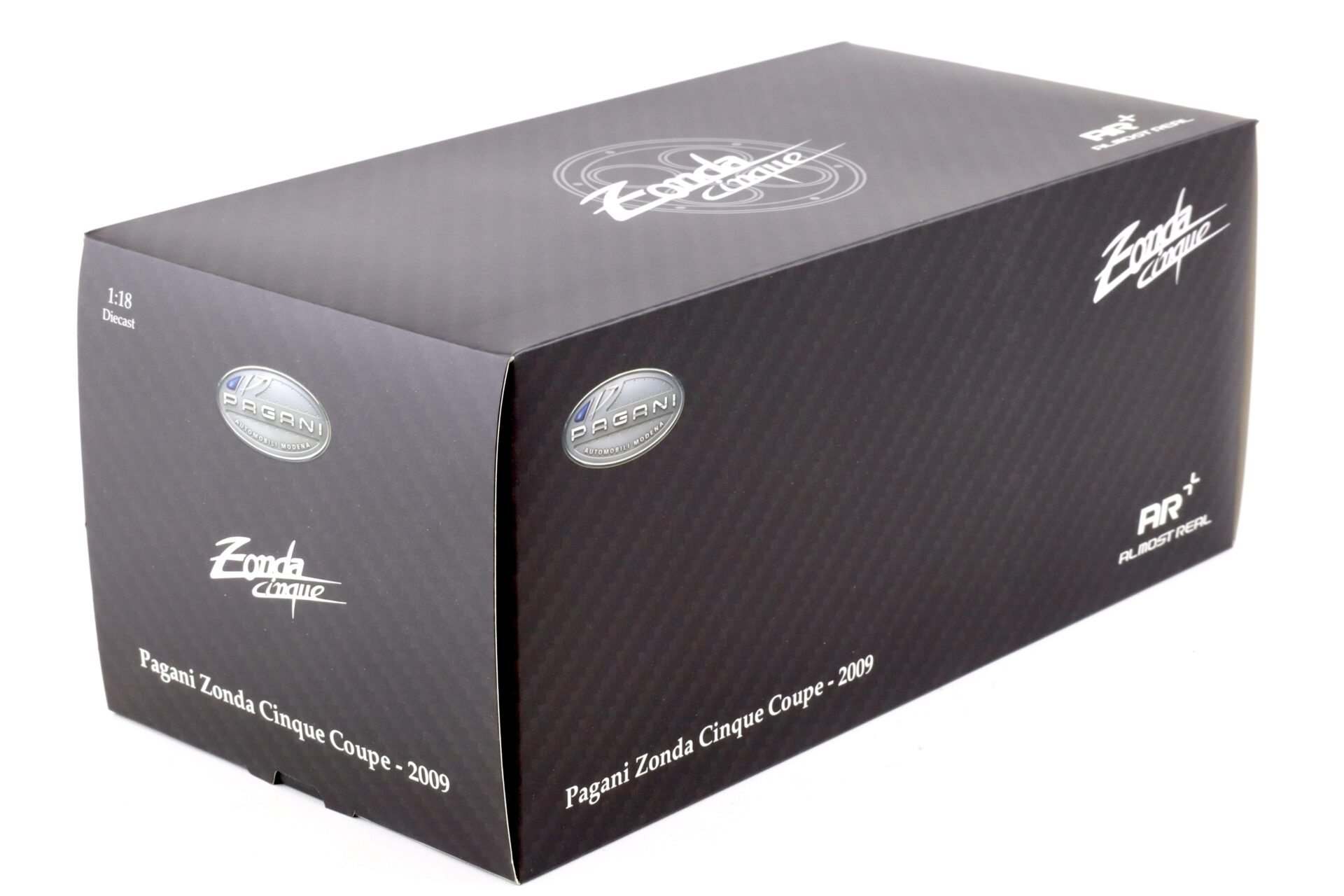 1:18 Almost Real Pagani Zonda Cinque Coupe 2009 Bianco Benny white