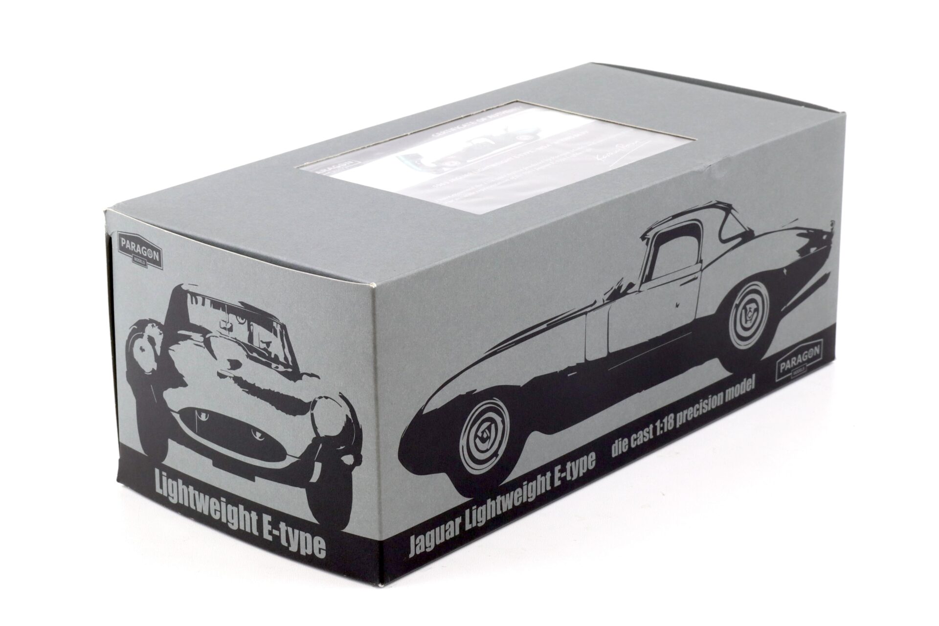 1:18 Paragon Jaguar E-Type Lightweight No.4 Atkins 86 PJ green metallic 1963