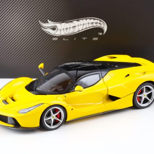 1:18 Hot Wheels Elite Ferrari LaFerrari 2013 yellow BCT81