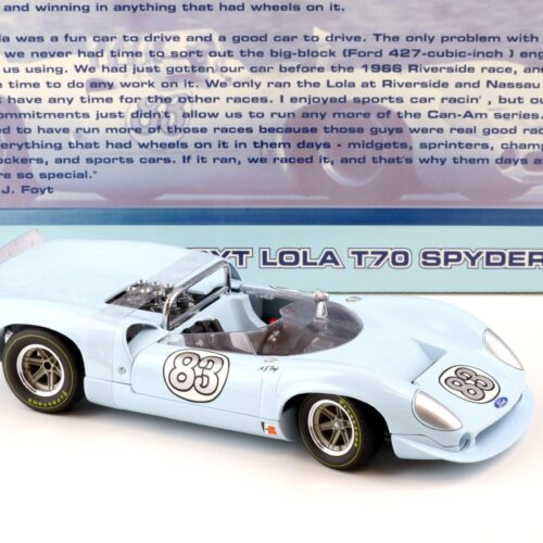 1:18 GMP Ford Lola T70 Spyder A.J. FOYT #83 light blue 12009