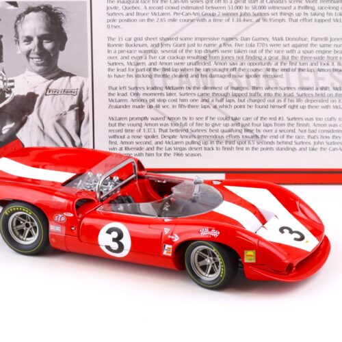 1:18 GMP 1966 Lola Spyder Team Surtees #3 John Surtees red 12004