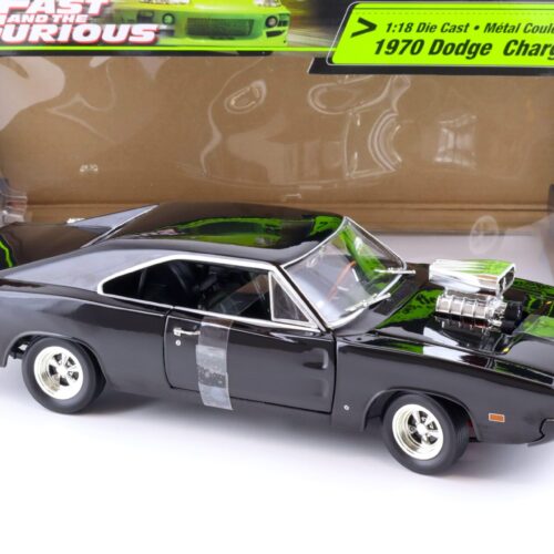 1:18 ERTL Joyride 1970 Dodge Charger "The Fast and the Furious" black