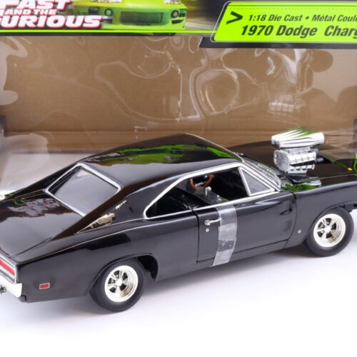 1:18 ERTL Joyride 1970 Dodge Charger "The Fast and the Furious" black