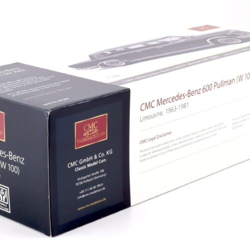 1:18 CMC Mercedes 600 Pullman (W100) Limousine 1963-1981 black M-200